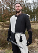 Middeleeuws overkleed Rodrick, naturel-zwart