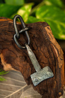 Klassieke Thorshamer, ijzer met leer