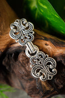 Mantelschließe Norwegen, versilberte Bronze