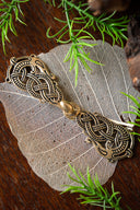 Mantelspänne med Midgårdsormen, brons