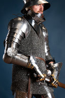 Gotiska armskenor, armrustning, 1,6 mm