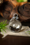 Gotland Vikingbergkristal L, verzilverd brons