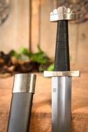 Viking sword Olaf with scabbard, semi-sharp