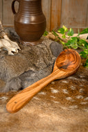 Olijfhouten opscheplepel, 30 cm