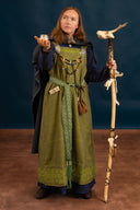 Hangeroc Alva vissegraatmotief groen