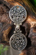 Viking mantelsluiting Birka, verzilverd brons