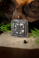 Belt fitting flower (set of 5), 16th century, silvered