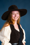 Hat Guthrie, brown, wool felt