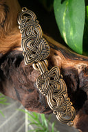 Viking mantelsluiting met draken, brons