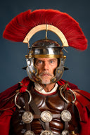 Romeinse helmkam, rood