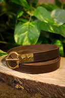 14e-15e eeuwse riem Beaufort, 151 cm, bruin