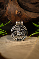 9th century Birka amulet, silvered bronze