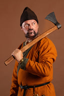 Viking bijl Braga, type H, bot (battle-ready)