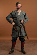 Kaftan Gustav, grijs, wolmix