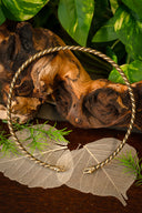 Vikingtorque met wolvenkoppen, brons