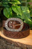 Leren riem Tinuviel, 130 cm, bruin