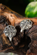 Chiusure anglosassoni per fasce per le gambe, bronzo argentato