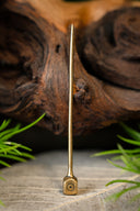 Angelsaksische sluierpin Staffordshire, messing