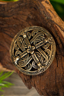 Fibule de style Borre de Finlande, bronze