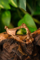 Römische Trompetenfibel 1. bis 4. Jahrhundert, Bronze