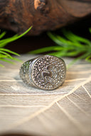 King Offa ring, pewter