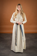 Middelalderlige kjole Freya, naturlig