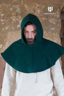 Chaperon Cucullus (green), wool mix