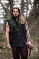 Sin mangas camisa Ott, negro