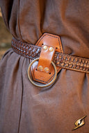 LARP zwaardhouder met ring, bruin