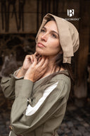 Medieval cap Helga, sand