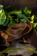 Cintura in cuoio striscia di cintura, 30 mm / 180-190 cm marrone