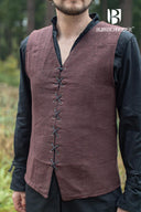 Herrar väst Maron, brun