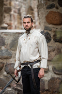 Middeleeuws hemd Bernard, crème