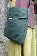 Medieval bolsa Ehwaz, verde