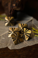 Middelalderlig bæltedekoration sæt af 5 stykker (1500-1600), bronze