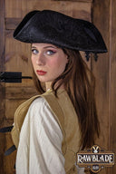 Jack Rackham hoed, deluxe, zwart