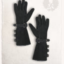 Guantes de cuero Kandor negro