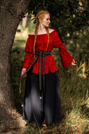 Renaissanceblouse, rood