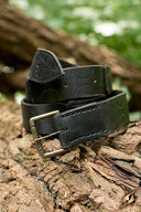 Cuero cinturón Aruthia, negro, 160 cm