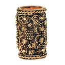 Viking beard bead Rygge, bronze