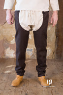 Beenlingen Bernolf, wolmix, bruin