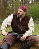 Berretto vichingo Ivar, rosso bordeaux