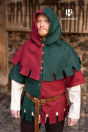 Chaperon Dangereuse, à droite, rouge, mélange de laine