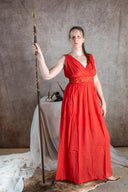 Goddesses Dress Penelope, Coral Red