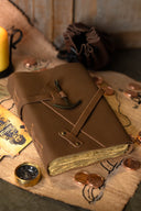 Leather book pirate, antique
