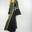 Dress Cleena Groen-Zwart