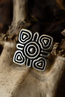 Viking bältesbeslag Birka, försilvrad