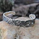 Vikingarmband eiland Man, verzilverd brons