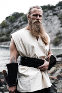 Mouwloze tuniek, crème