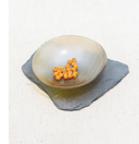 Cuentas de vidrio, 10 piezas, naranja